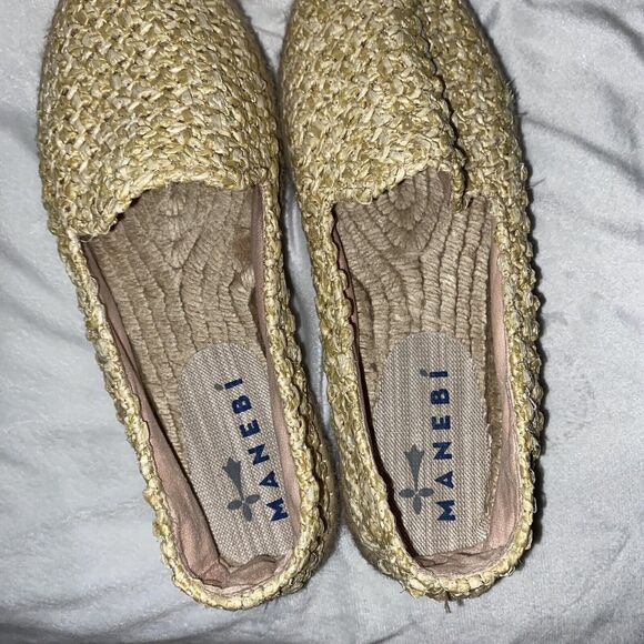 Manebi Yucatán Raffia Women’s Espadrilles Shoe Size 37 - Picture 13 of 13